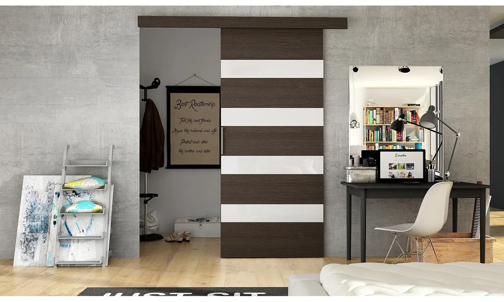 Uși culisante Rocco 5 (Cacao). 1083410
