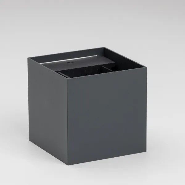 Aplică LED de exterior Brilagi CUBE LED/6W/230V antracit IP54
