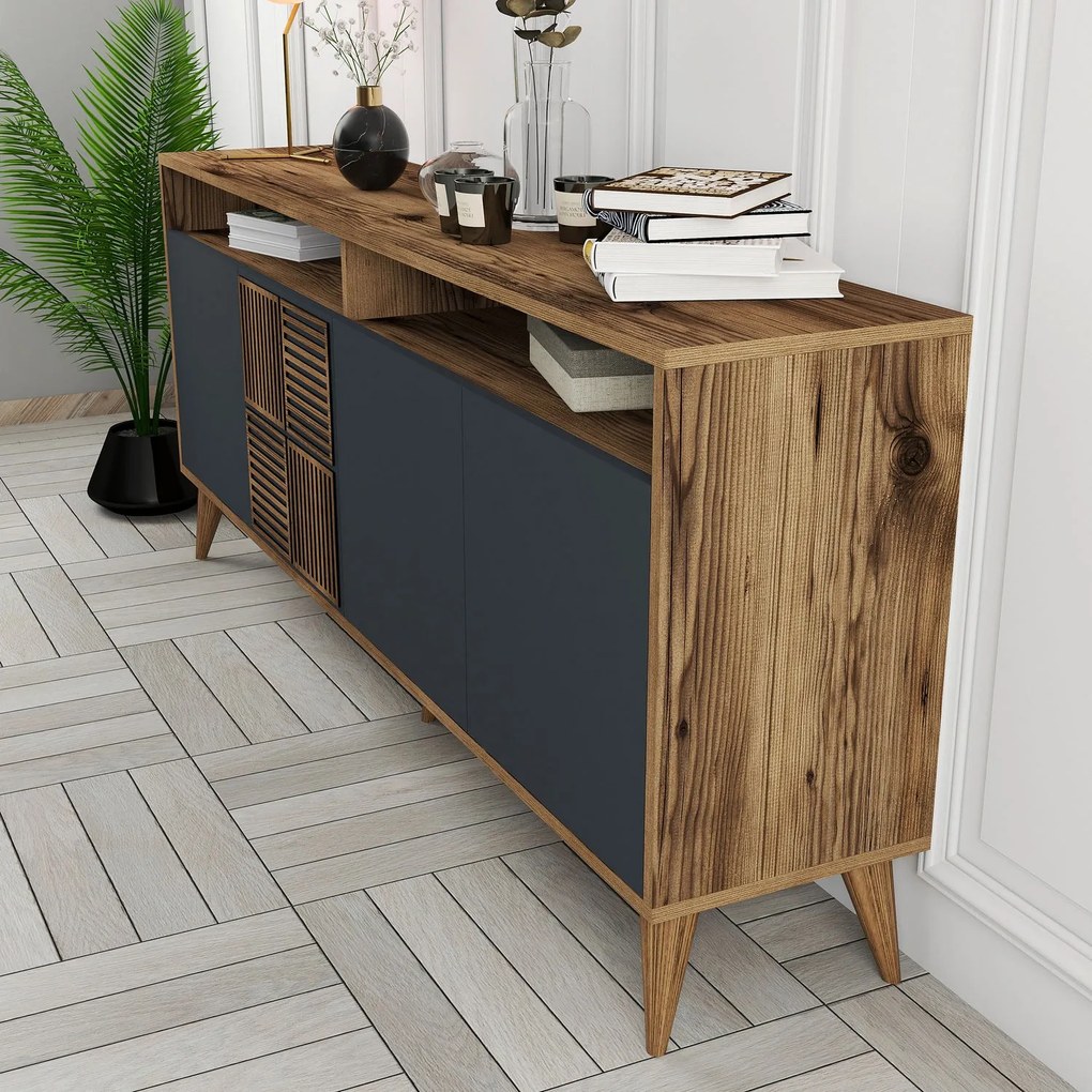Dulap Millano (nuc + antracit). 1062886