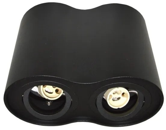 Lampă spot SIROCO 2xGU10/30W/230V negru