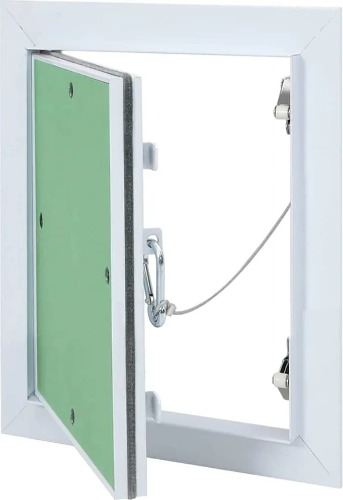 vidaXL Panou de Acces Verde și Argintiu 25 x 30 cm