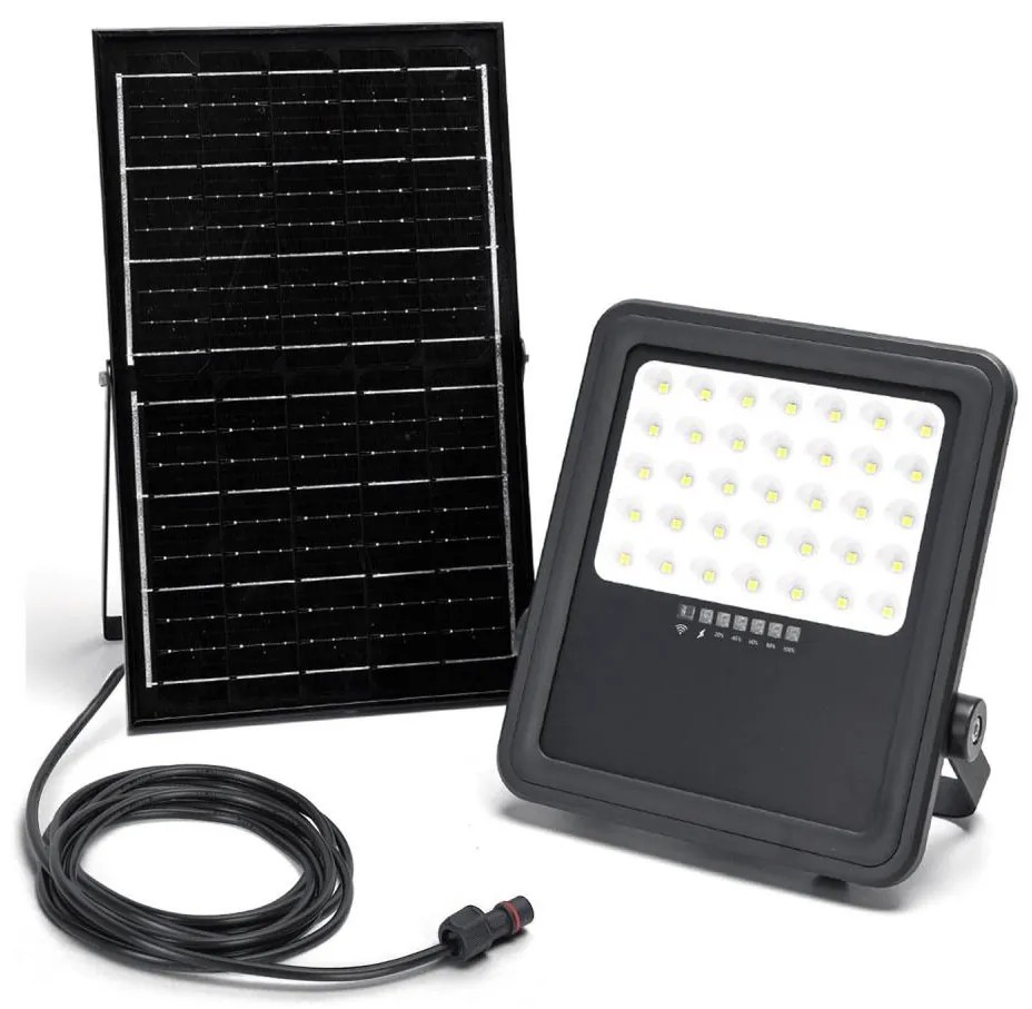 Proiector LED solar dimabil Aigostar LED/300W/3,4V IP65 + telecomandă