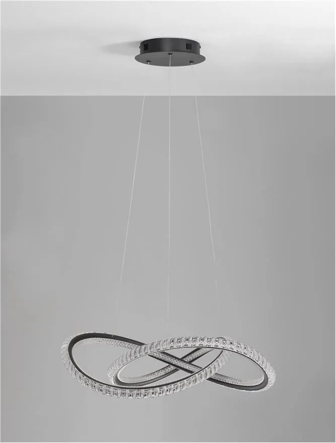 Lustra LED suspendata moderna design elegant GINEVRA 56W