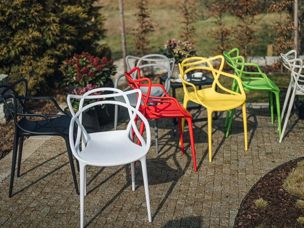 OFERTA Scaun din plastic negru KATO II. calitate.