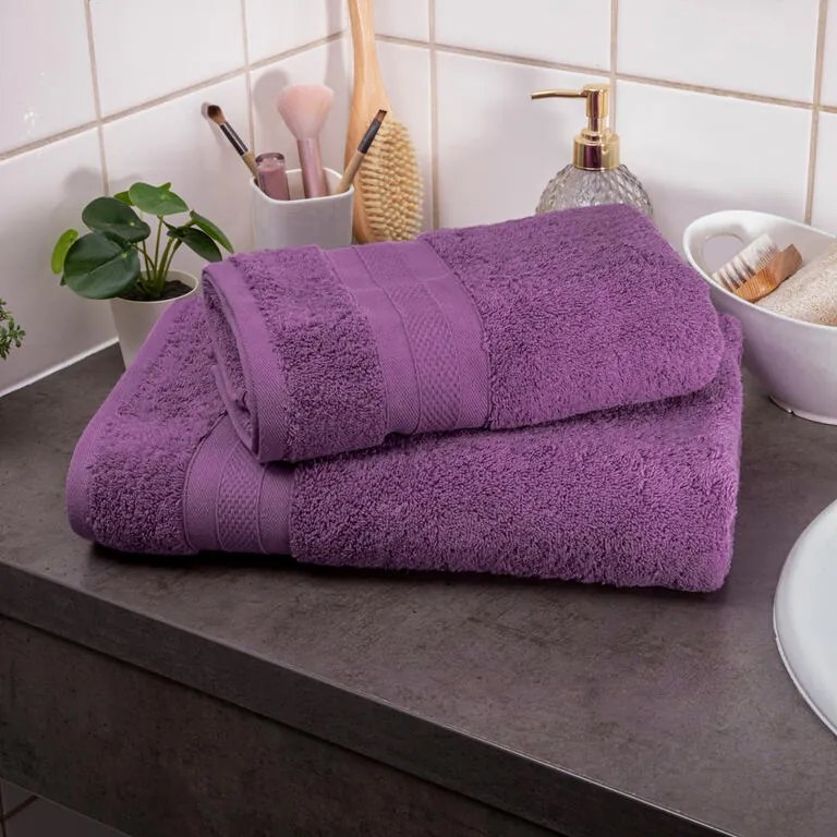 Set prosoape frotir MEXICO violet, 6 buc
