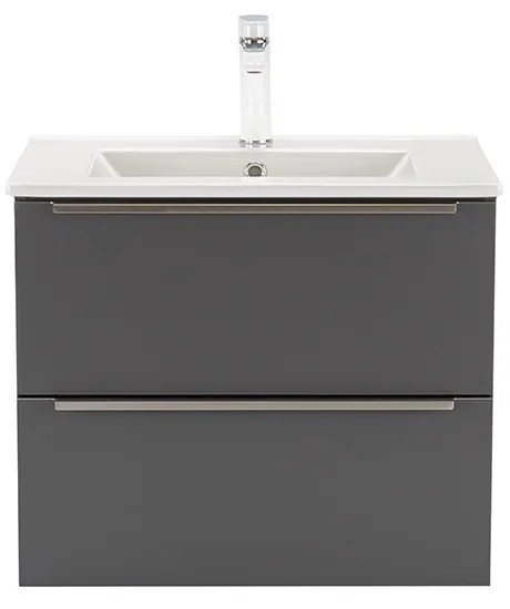 Dulap inferior Vario Trim 60 cu lavoar antracit-antracit
