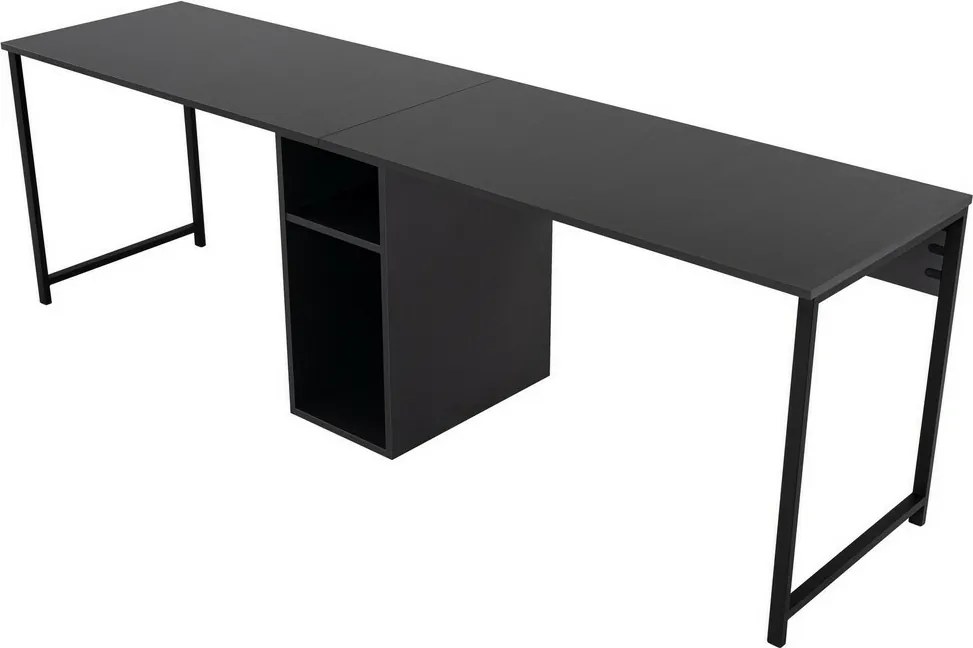 Birou Twin Antracit și Negru