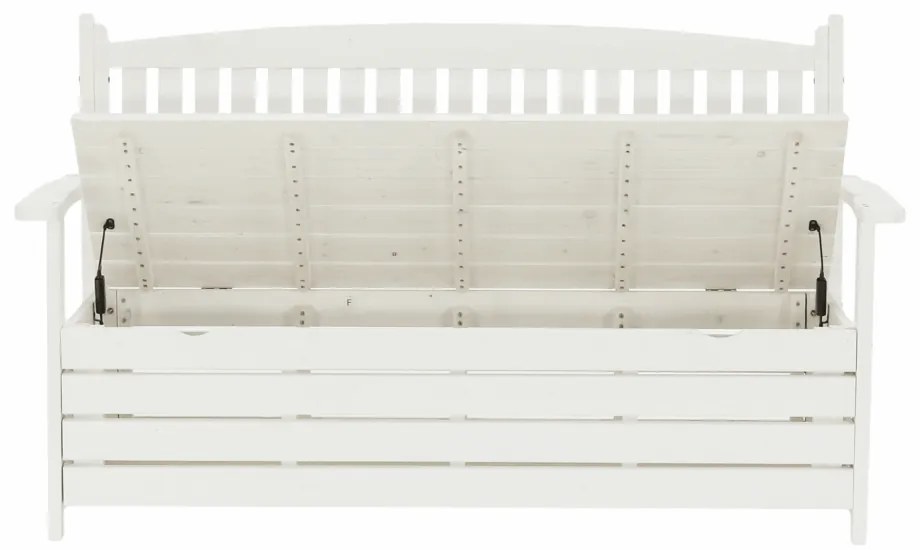 Bancă de grădină, alb, 150cm, AMULA