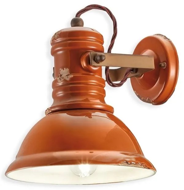 Aplica de perete design retro realizat manual din ceramica INDUSTRIAL