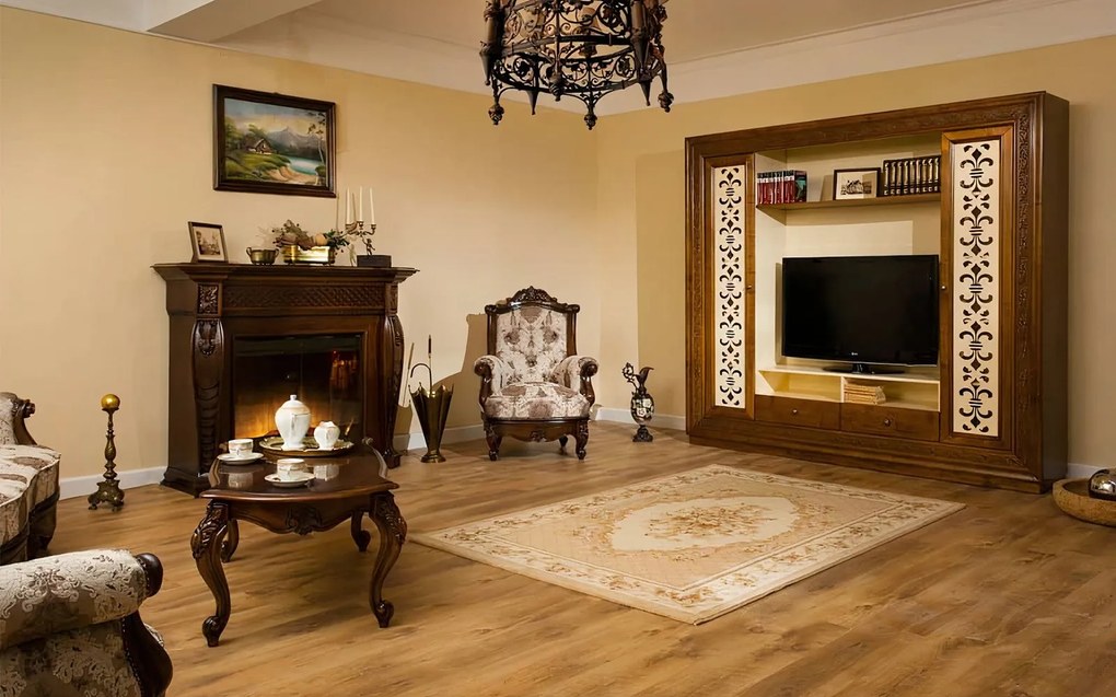 Canapea lemn masiv Piero Piele Naturala 2/3 locuri - 160x80x120cm