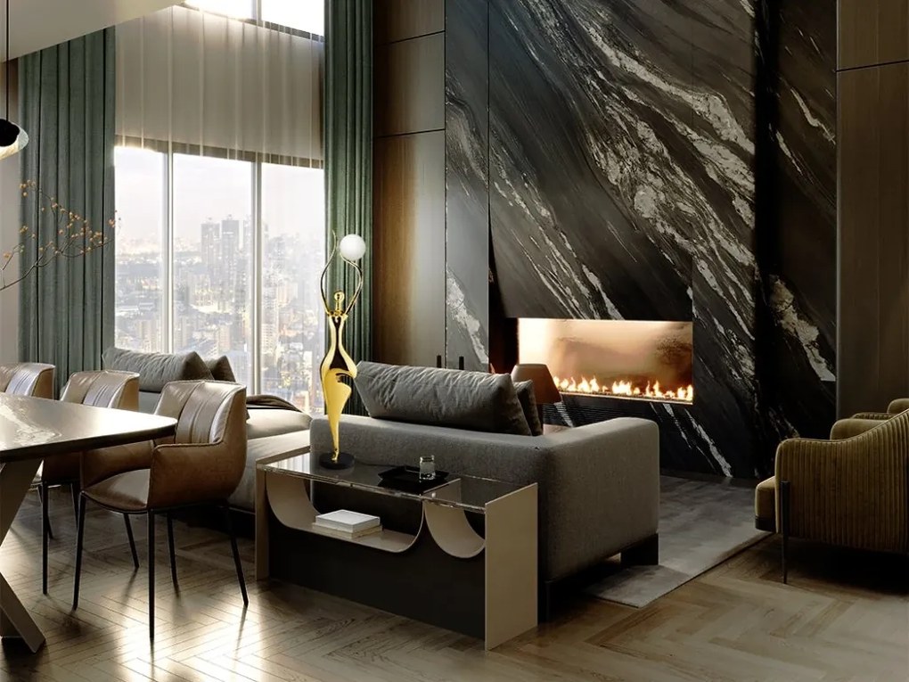 Figurina decorativa, Lampa de masa El Arbol auriu