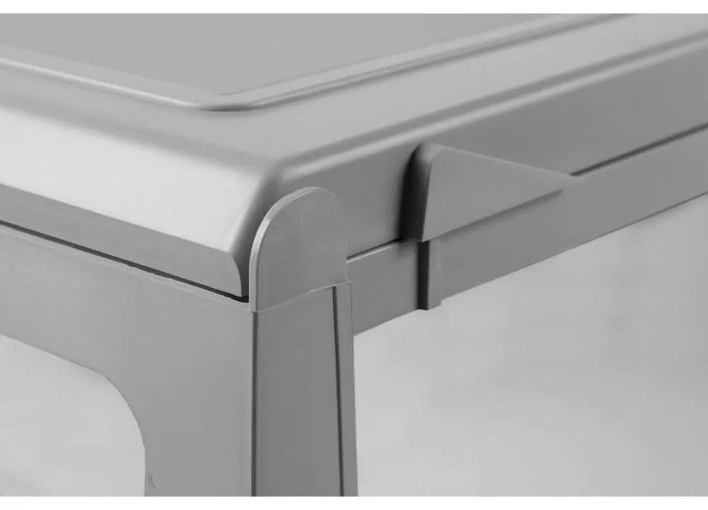 Coș de gunoi de plastic pentru deșeuri selecționate/încorporat 16 + 10 l Tower - Elletipi