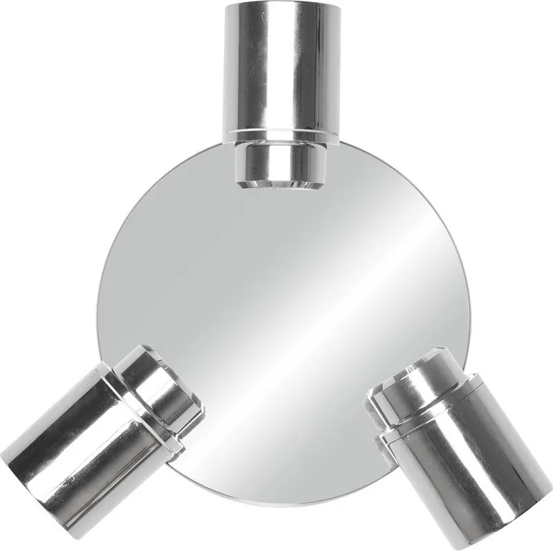 Spot argintiu lucios din metal Angelo – Trio