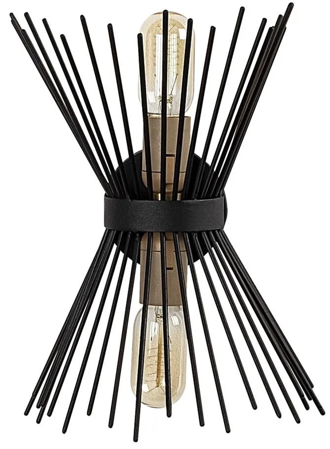 Aplică metalică Opviq lights Glykera, negru