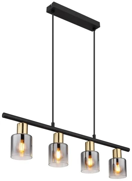 Lustră pe cablu Globo 54310-4H HOLLSY 4xE14/25W/230V