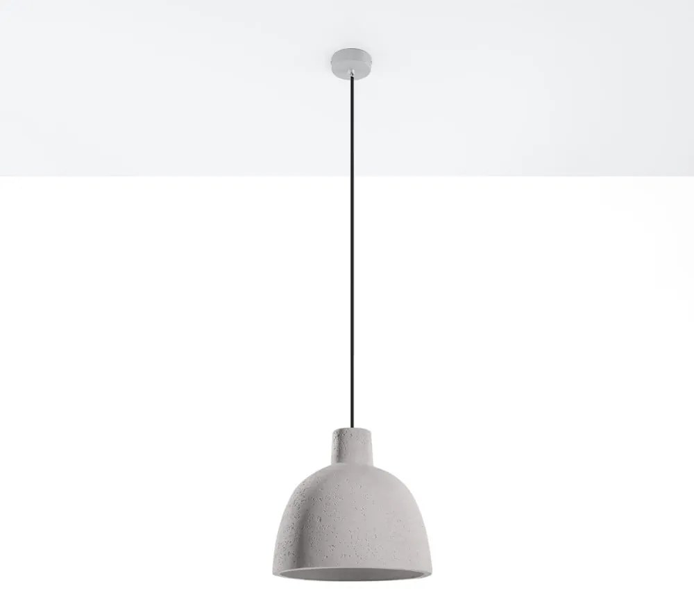 Lustră gri deschis ø 28 cm Filippo – Nice Lamps
