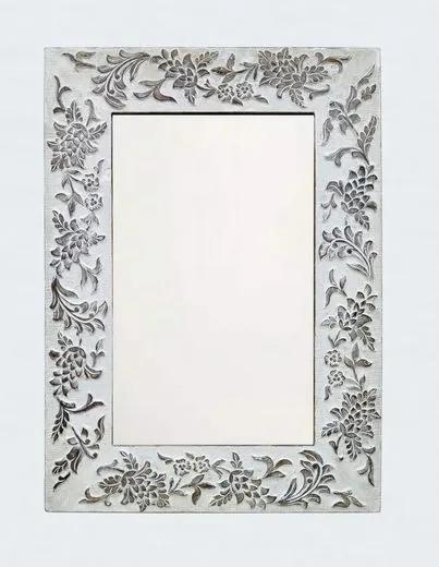 Oglinda Delavita Twiste alb 50/70 cm