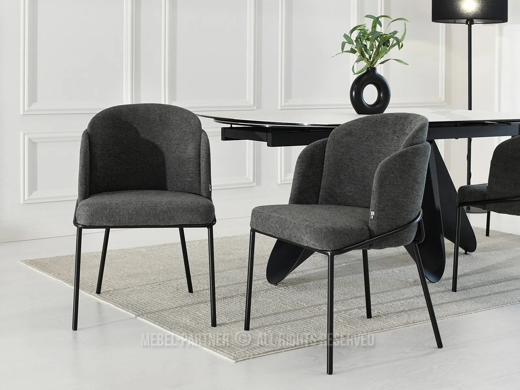 Scaun Conor (grafit + negru). 1111010