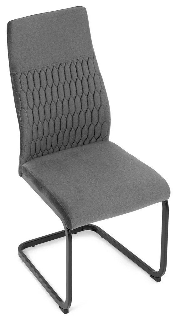 Set de scaune de sufragerie DCL-X7018 GREY2, 4 buc