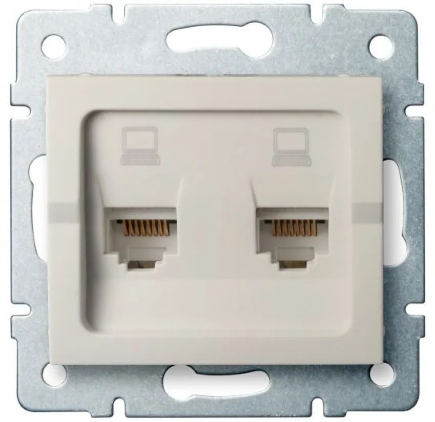 Kanlux Logi 25170 Conector priză crem