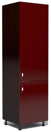 Corp pentru frigider incorporabil Zebra MDF rosu simplu