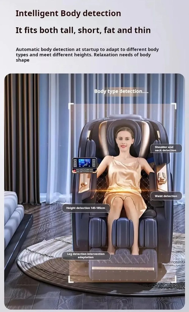 PRIMUS ULTRA PREMIUM Fotoliu de masaj 3D – relaxare inteligentă, la tine acasă - Scanare automata, AI Voice,încărcare wireless telefon, Incalzire, Zero Gravity, difuzoare Bluetooth, controler rapid