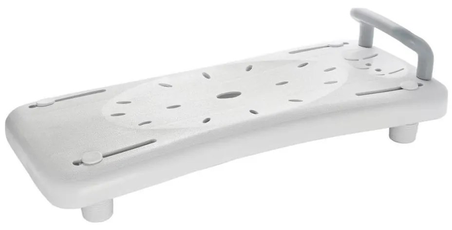 Ridder - Scaun pentru cadă cu mâner 31x70 cm alb