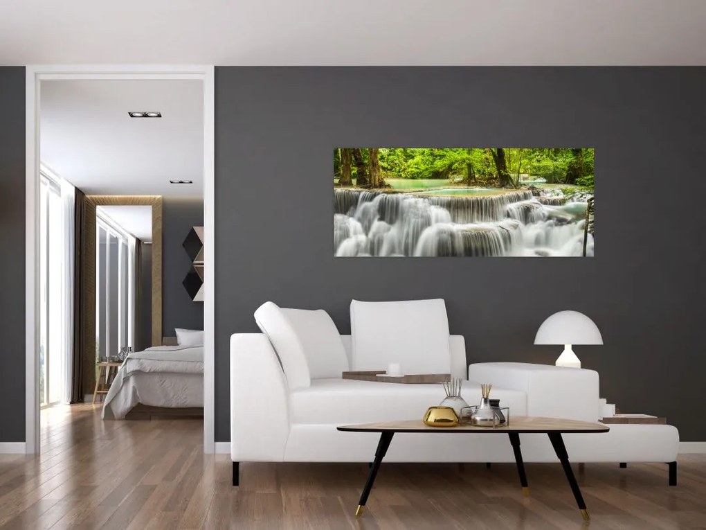 Tablou cu cascade (120x50 cm)