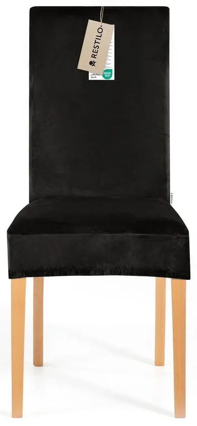 Huse negre 4 buc. elastice pentru scaun 48 cm Sento – Restilo