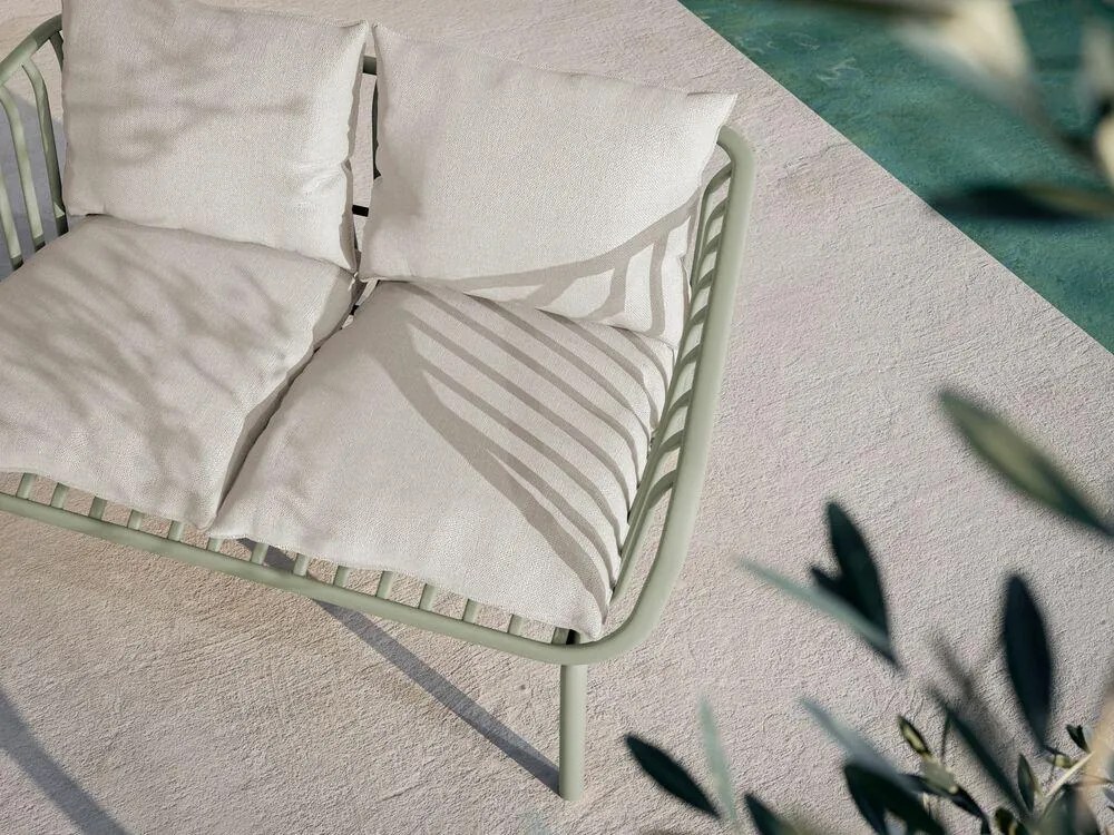 Set mobilier grădină Rajesh (pentru 4 persoane) (verde). 1100153