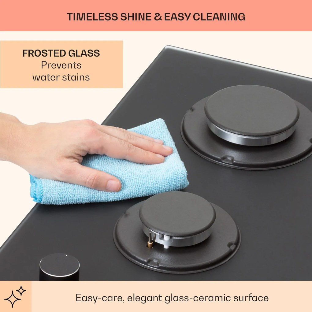 Firetale, plită cu gaz, 2 arzătoare, arzătoare din aluminiu, gaz natural/propan, inclusiv furtun și reductor de presiune