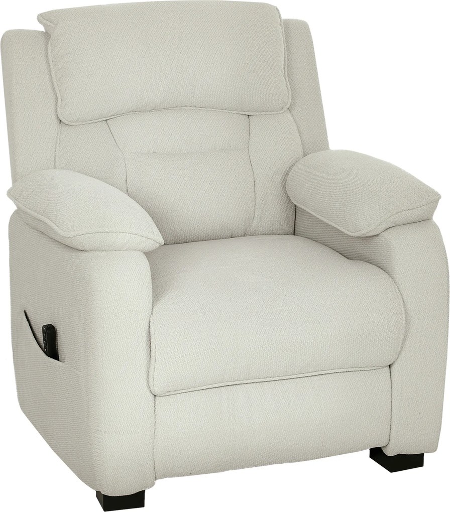 HOMCOM Fotoliu Electric Reclinabil 150° cu Suport pentru Picioare, Șezut Larg, Fotoliu Reclinabil Silențios, Port USB, Funcție Memorie, Telecomandă, din Catifea, pentru Living, Bej | Aosom Romania