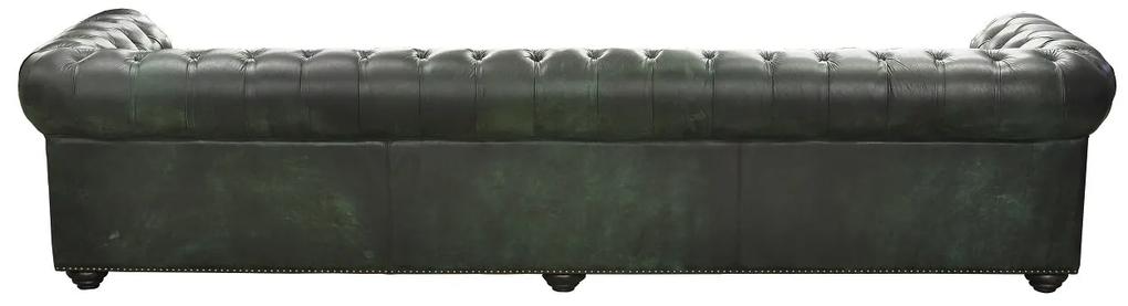 Canapea verde din piele sau stofa ✔ model GYMA C | Dimensiuni: 212 x 100 x 71 cm