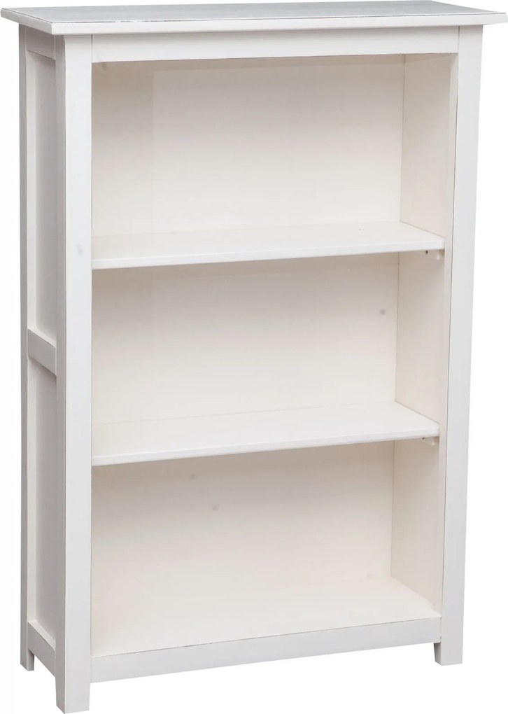 Vitrina mica, L68 25 H98 cm, alb antic, lemn masiv