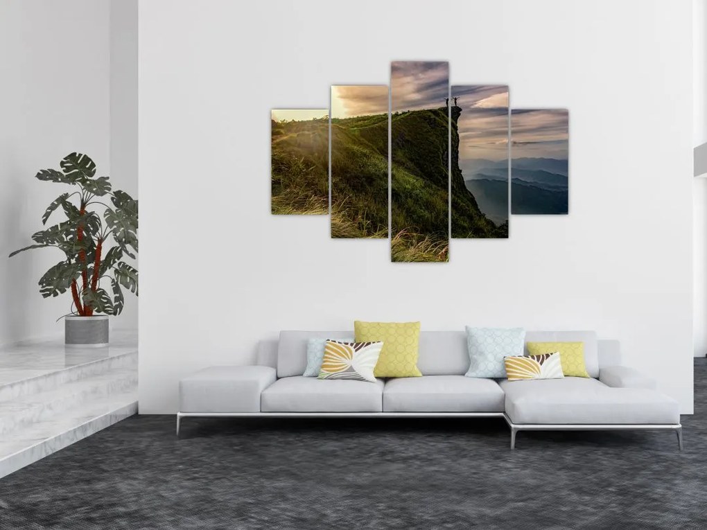 Tablou - Femei la stânci (150x105 cm)