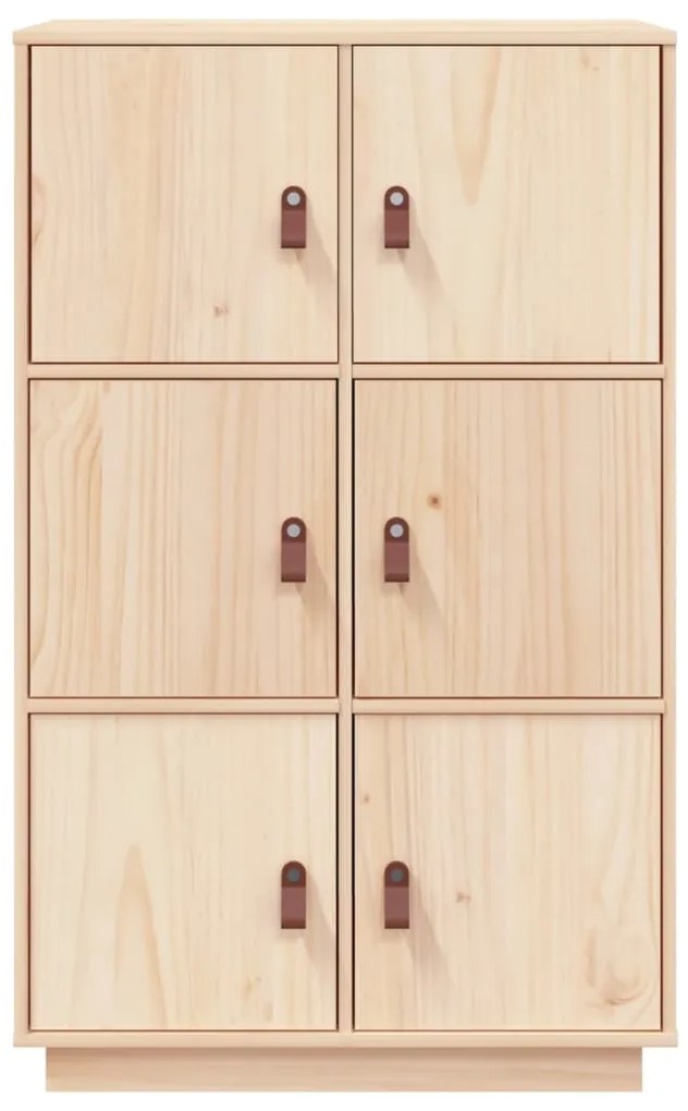 Dulap inalt, 67x40x108,5 cm, lemn masiv de pin 1, Maro
