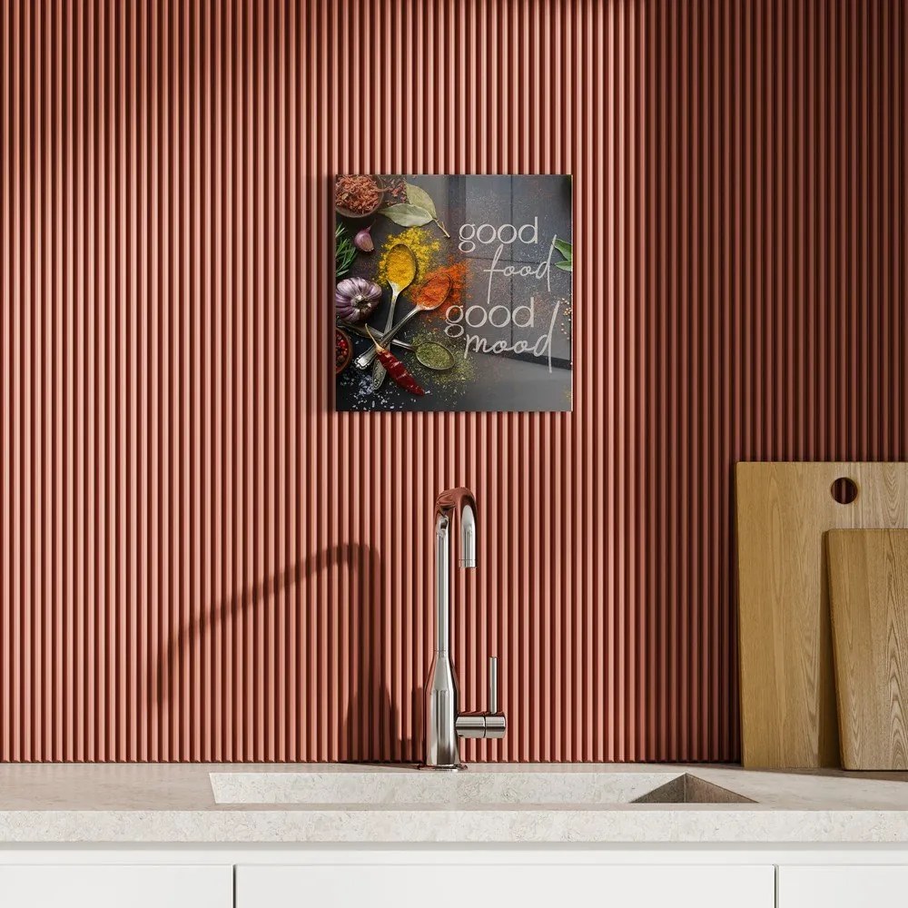 Tablou din sticlă 30x30 cm Mood – Styler