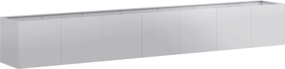 vidaXL Jardinieră 280x40x40 cm oțel galvanizat