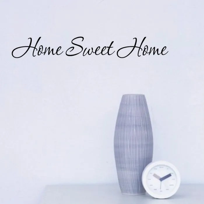 Autocolant de perete "Home Sweet Home" 9x58 cm