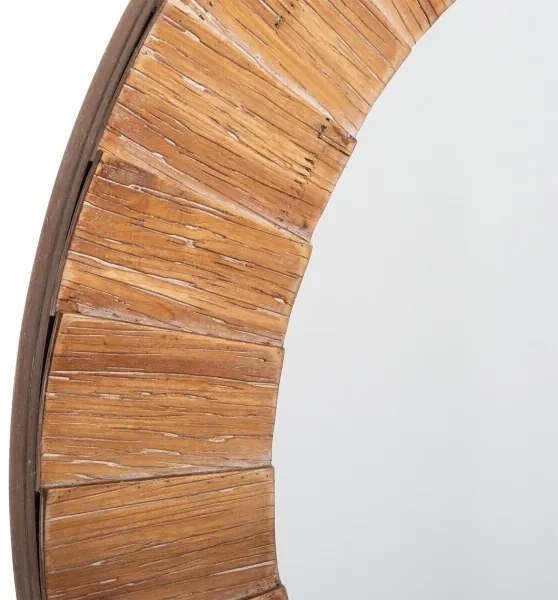 Oglindă de perete Atmosphera PAMELA d. 83 cm brad