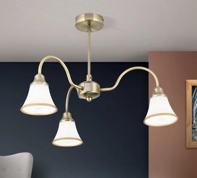 Candelabru stil clasic cu 3 brate Maja DLU 1700/3 Patina OR