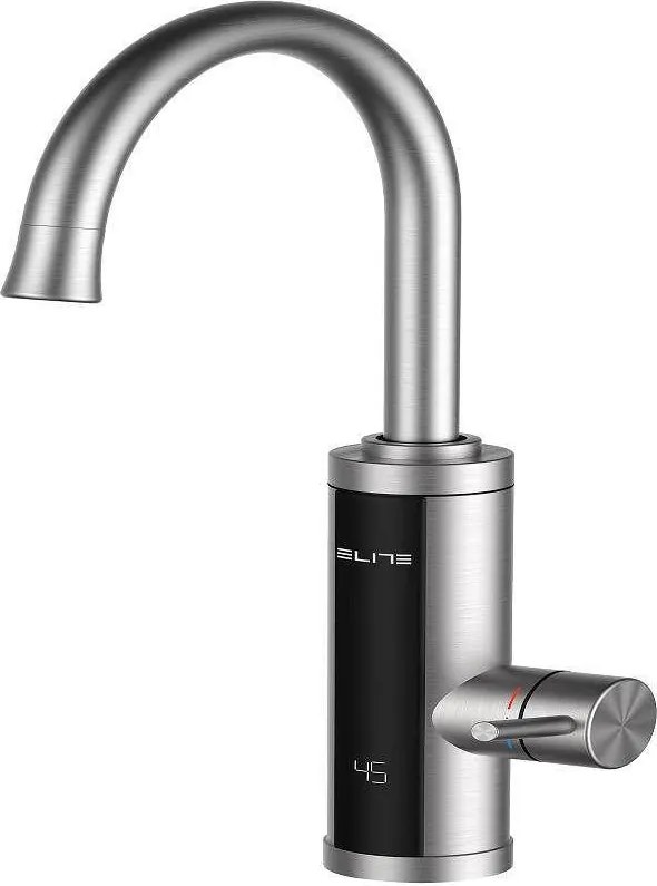 Robinet electric incalzire apa instant Elite EHD-1509, 3300 W, Montare blat, Rotire 360°, Afisaj LED, IPX4, Argintiu