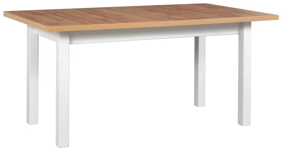 Masă de sufragerie Mitchell 2 XL (stejar wotan + alb) (pentru 6 până la 8 persoane). 1040815