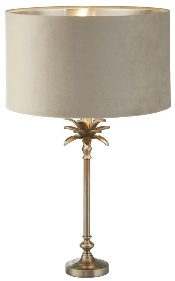 Veioza, Lampa de masa eleganta Palm taupe