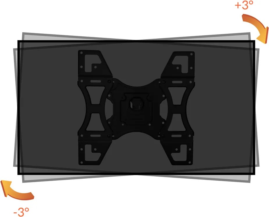 Suport perete TV 812-1905 cm VESA 400 x 400 mm