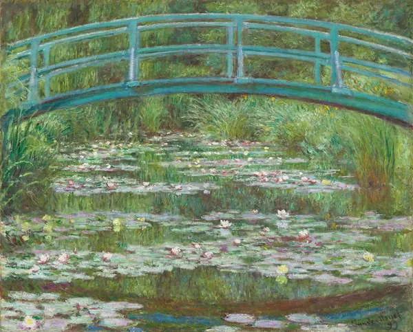 Claude Monet - Artă imprimată The Japanese Footbridge, 1899, (40 x 30 cm)