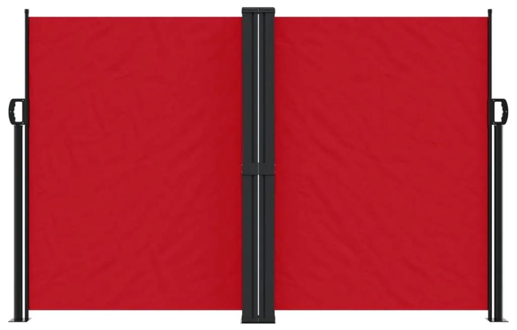Copertina laterala retractabila, rosu, 160x1200 cm Rosu, 160 x 1200 cm