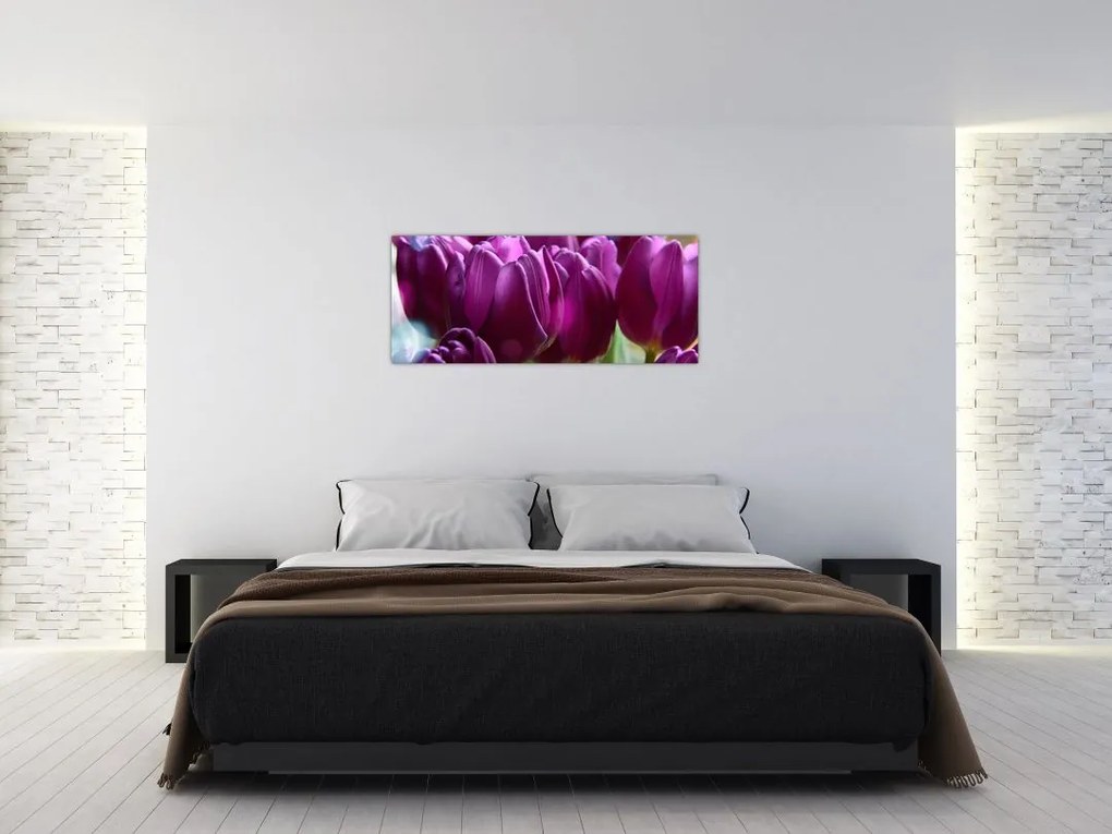 Tablou cu lalele (120x50 cm)