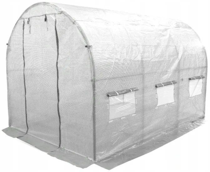 Solar de grădină ALB 2x3m cu filtru UV STANDARD GARDEN