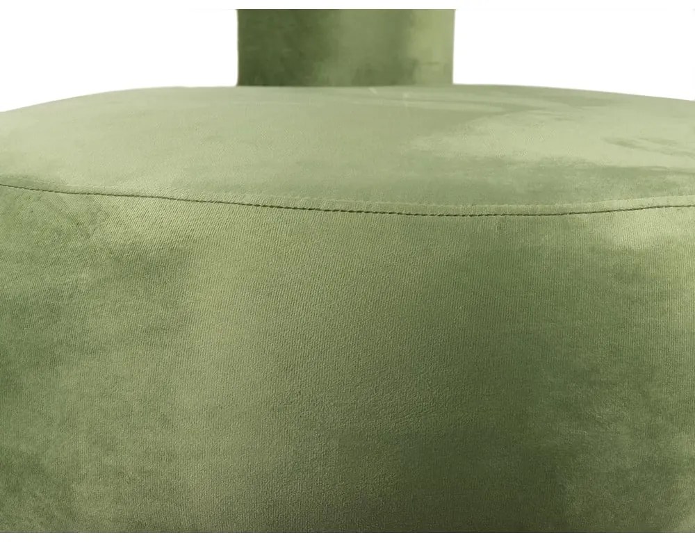 Fotoliu verde deschis cu tapițerie din catifea Abrazo – Leitmotiv